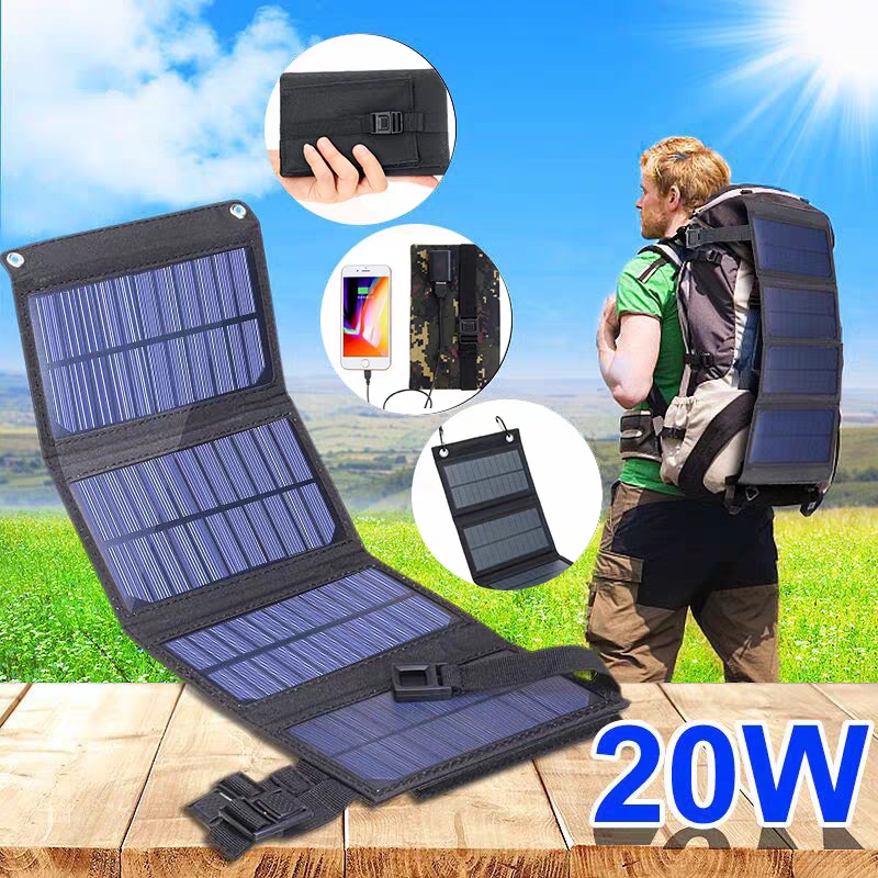 Solar Charger Panel Foldable - Складная солнечная панель 20 Вт 50
