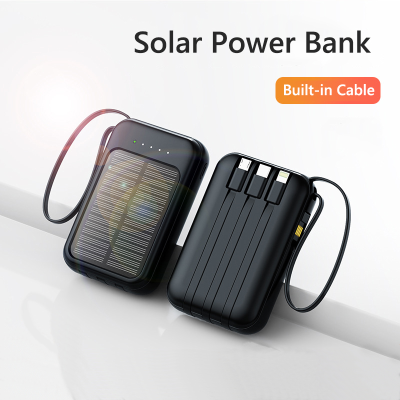 Solar Charger Panel Foldable - 50000 мАч Solar Power Bank Встроенные