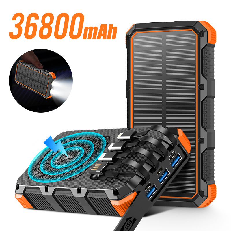 Solar Charger Panel Foldable - Внешний аккумулятор на солнечной батарее, 36800