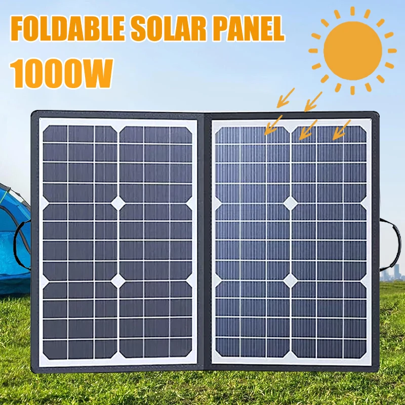 Складная солнечная панель мощн – обзор и цена Solar Charger Panel Foldable