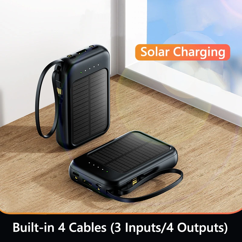 50000 мАч Solar Power Bank Вст – обзор и цена Solar Charger Panel Foldable