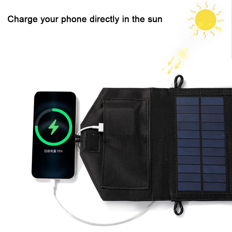 Портативное водонепроницаемое  – обзор и цена Solar Charger Panel Foldable