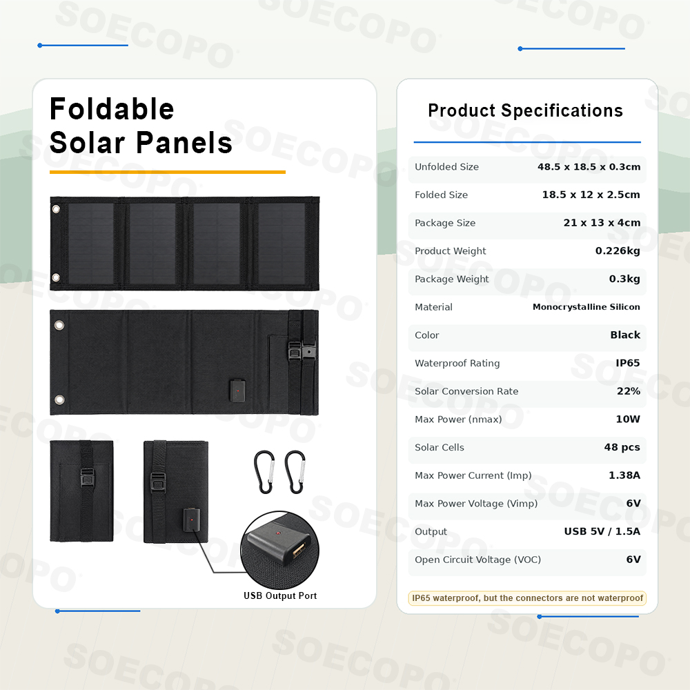 Портативное складное солнечное – обзор и цена Solar Charger Panel Foldable